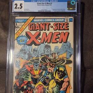 Marvel Giant-Size X-Men #1 with Red and Blue Cover 2.5 CGC